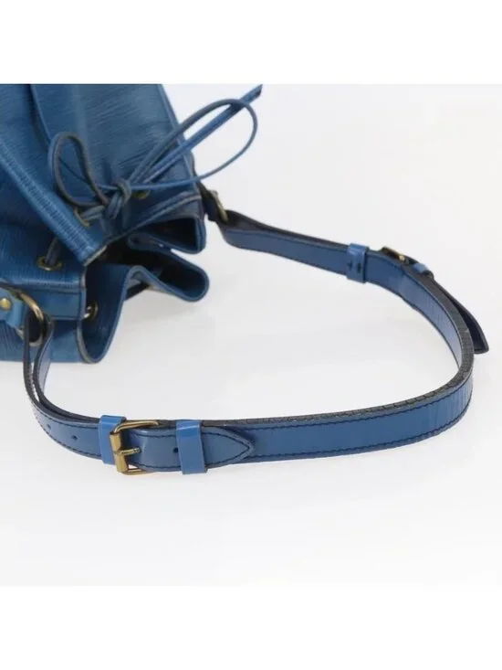 Authentic LOUIS VUITTON Epi Noe Shoulder Bag Toledo Blue M44005 LV - Picture 14 of 16